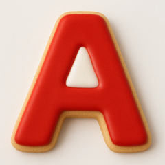 Letter A Tin 3"