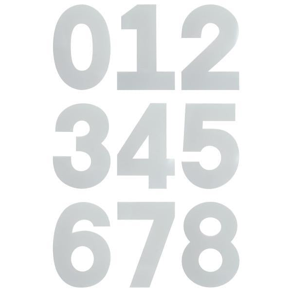Numeral Cutting Guides - Single Number  7" x 10" x 0.10"