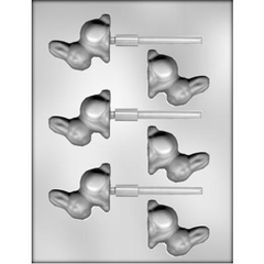 3D Bunny Sucker Chocolate Mold