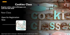 Basic Sugar Cookie Class - July 13th = 10:30 to 1:30pm