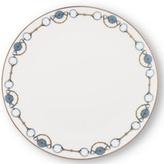 Amarillo Concho Pattern Bone China Round Charger Plate