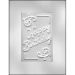 BIRTHDAY CARD CHOCOLATE MOLD