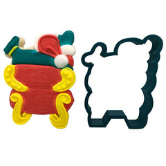 Santa's Sleigh - 4"x3" approx.