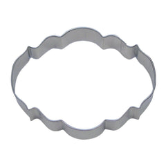 Plaque Elegant Cookie Cutter - 4.25"