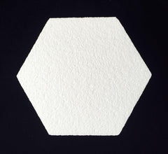 Cake Dummy -  Hexagon - All Sizes - 4" height
