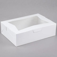 Cake Box - Small 1/4 Sheet - 14x10x4 - Window