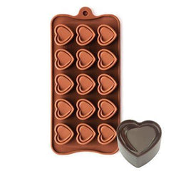 Silicone Double Heart Chocolate Mold
