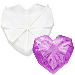 Silicone Diamond Heart