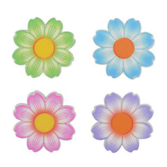 Daisies Assortment - 12 ct - Printed Edible Decorations