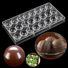 Ball Polycarbonate Chocolate Mold - 32pc