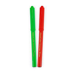 Christmas Edible Pen Set - Red & Green