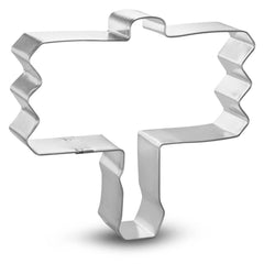 Wooden Sign Cookie Cutter - 4.25"