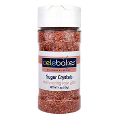 Sugar Crystals - Shimmering Rose Gold - 4oz