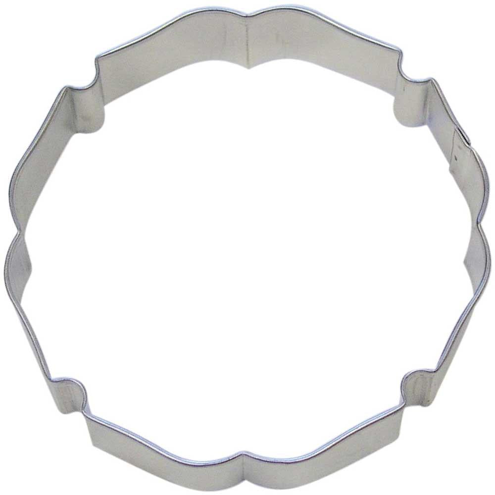 Badge Plaque Cookie Cutter - 4.25"