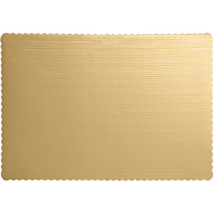 Cake Board - Full Sheet Gold Scallop