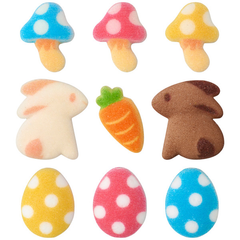 Easter Cottage Sugars - 9 pc