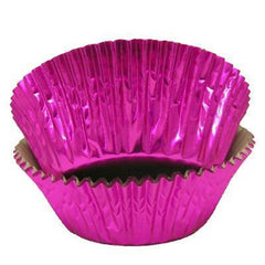 Baking Cups - Hot Pink Foil 50ct approx