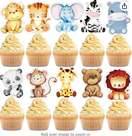 Baby animal online cake toppers