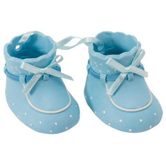 Baby Booties - Blue - Set of 2