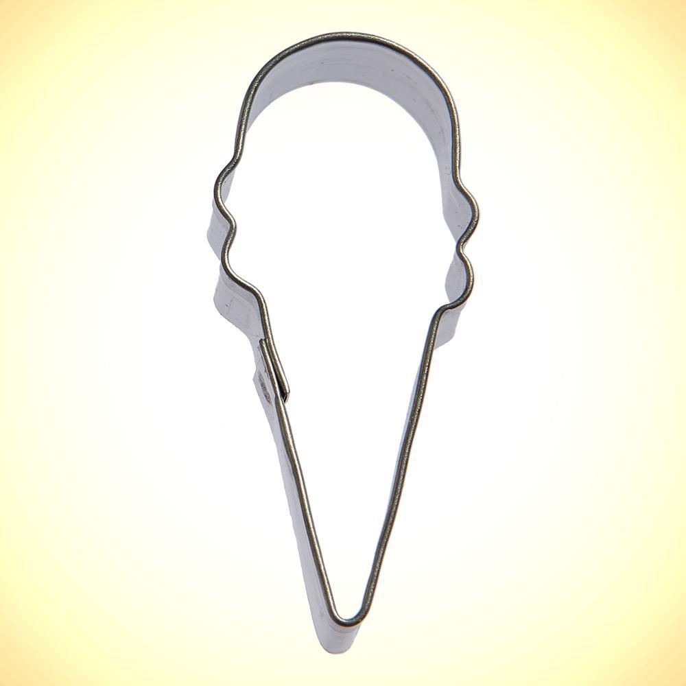 Mini-Ice Cream Cone Cookie Cutter - 2"