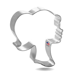 Doll Head Cookie Cutter - 4.25"