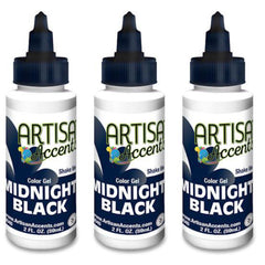 Midnight Black Artisan Accents - 2oz.