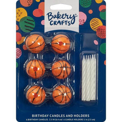 Basketball Candle Holder - Set of 6