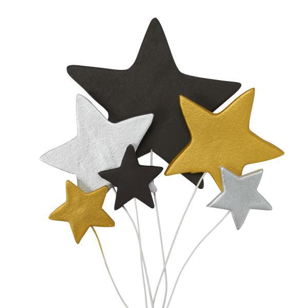 Star- Silver -Small - 1.1"