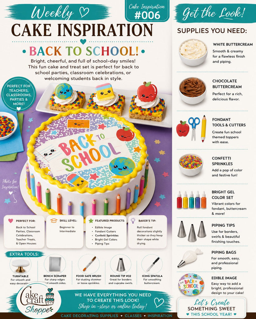 Cake Inspiration Collection - Back to School #2