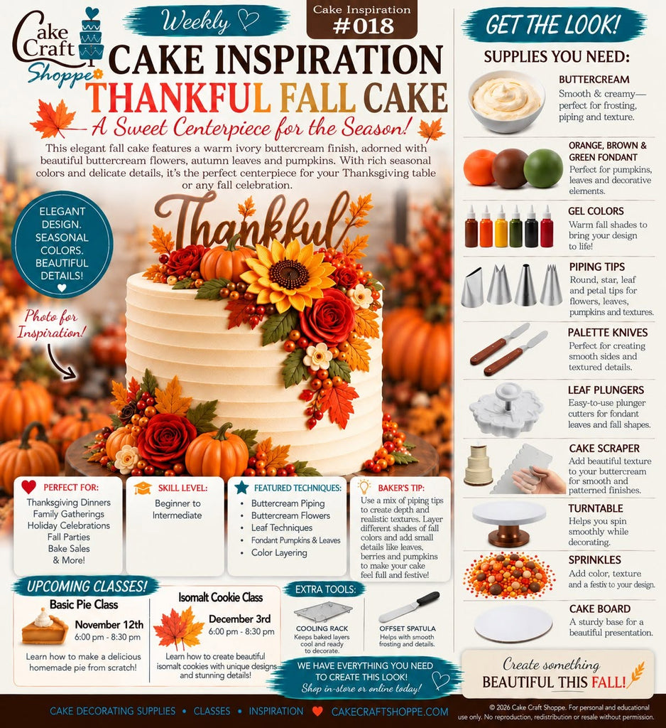 Thankful Fall Cake Inspiration
