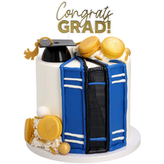 Grad Cap Black w/ Gold Tassel - 24ct. - Bulk