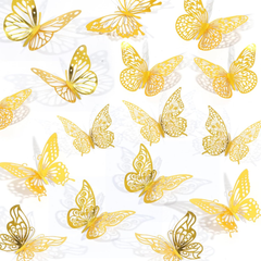 3D Butterfly Decorations,  3 Sizes