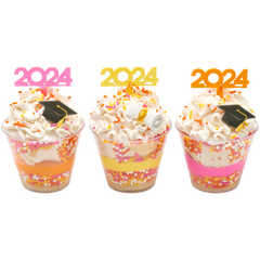 Graduation Cap & Scroll Sugar - 168 ct - Bulk