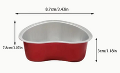 Heart Shaped Cake Pans Foil 3.43"