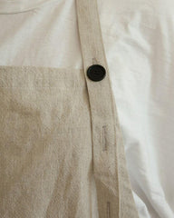Simple Linen Apron with Pockets