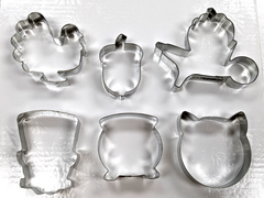 Fall & Halloween Cookie Cutter Set - 6ct