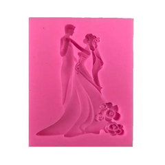 Bride And Groom Shape Sugar Fondant Mold