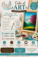 Cake of Art - August 15th - 10:30 to 2:00