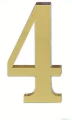 Golden Mirror Numbers 0-9