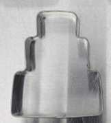 3 Layer Cake Cookie Cutter - 3.75"
