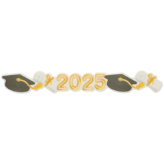 2025 Graduation Strips - SugarStyle® - 5ct - Bulk