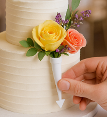Floral Cake Spike - 6pc - Bulk