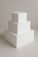 3 Tier Cake Dummy Set - 6", 8", 10" ( 4" TALL )