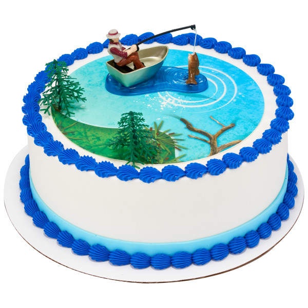 Fisherman with Action Fish | Cake Craft Shoppe, LLC