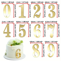 Golden Mirror Numbers 0-9
