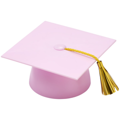 Pink Grad Hat - 12ct - Bulk