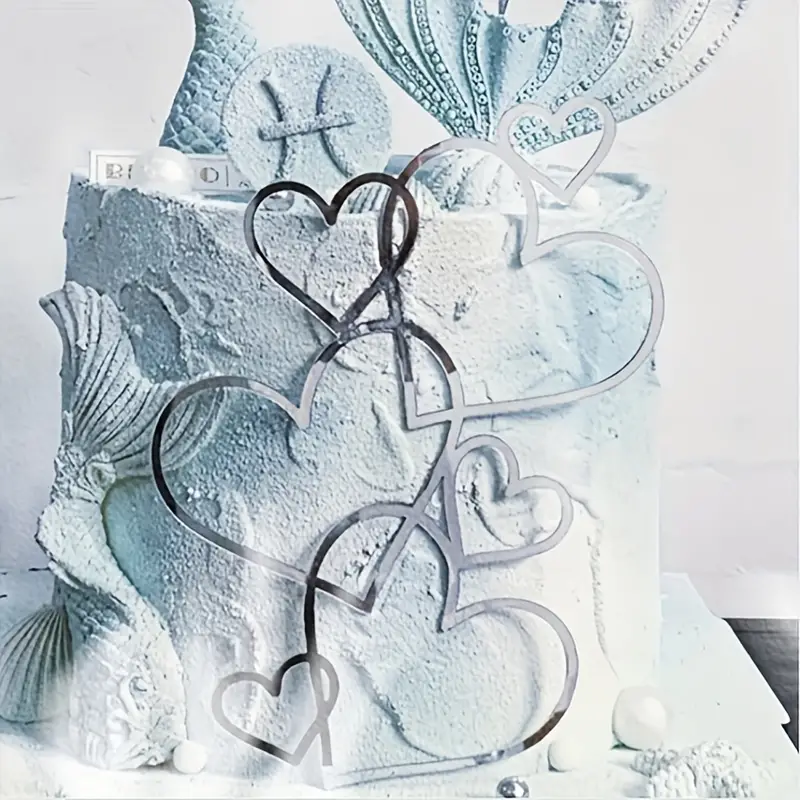 Heart Wedding Cake Topper Cake Craft Shoppe, LLC