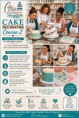 Cake Craft Course 2 class - October 28, 29 & November 5 - 6:00 to 8:30pm
