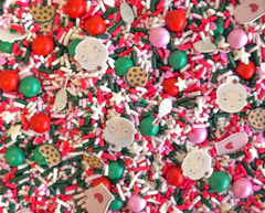 Mrs. Clause's Cookies Sprinkle Mix - 1lb - bulk