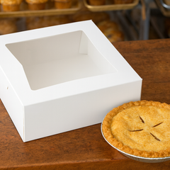 8x8x2.5" Window Bakery Box